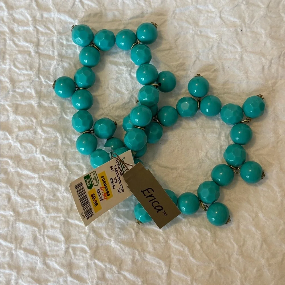 Turquoise Beaded Stretch Bracelet Set – NWT